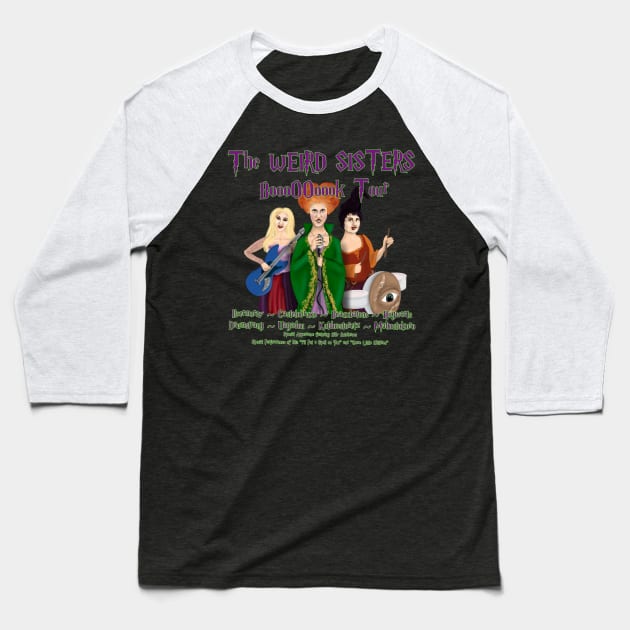 The Weird Sisters Baseball T-Shirt by KataMartArt